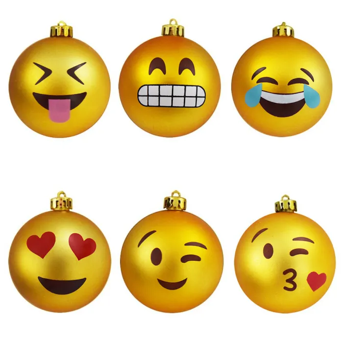 Emoji Christmas Balls